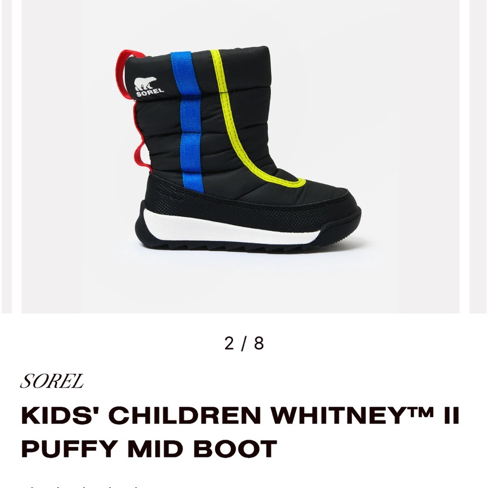 Sorel Kids Whitney II Puffy Mid Boot